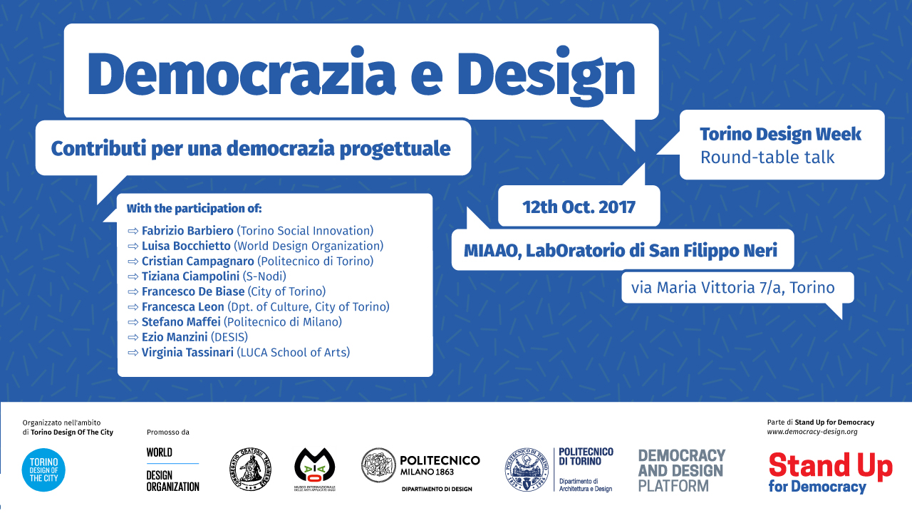 democrazia design WDO Torino